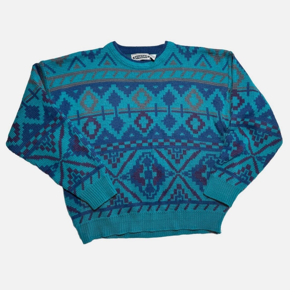 Amazing Vtg Explosive Saturdays Styling Sweater